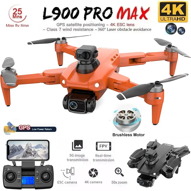 L900 Pro MAX GPS Drone 4K Prof - Drone Camera Professional ulasan dan harga