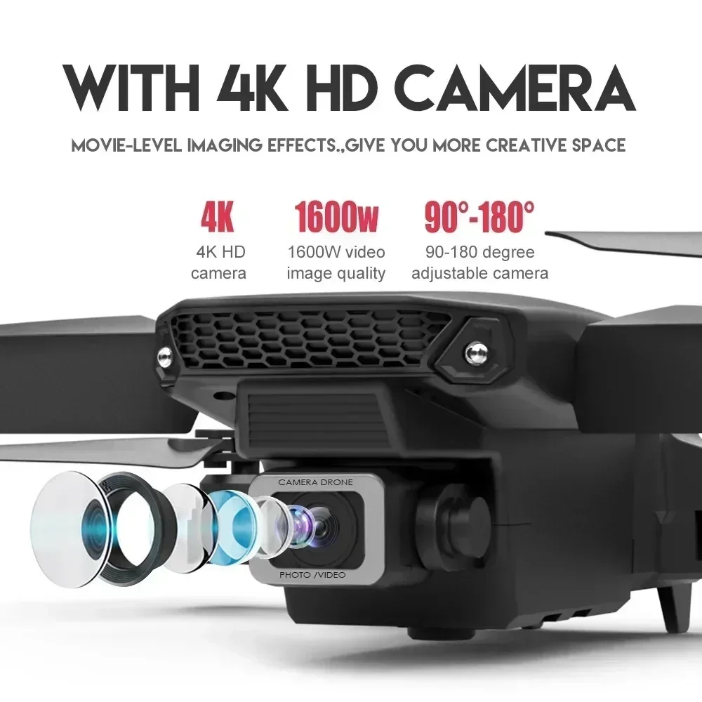 E88 Pro WIFI FPV Drone Wide An - Drone Camera Professional ulasan dan harga